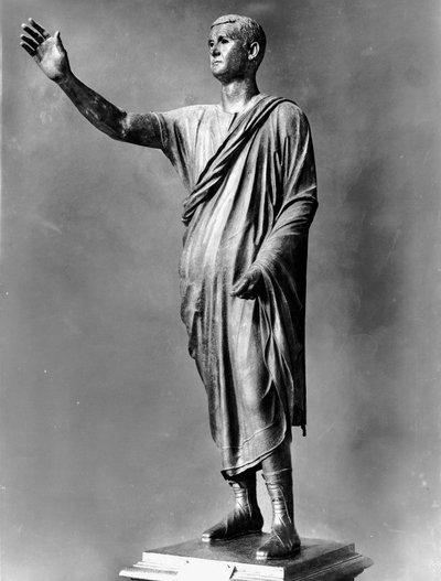 Statue of a Roman Orator by Roman Roman