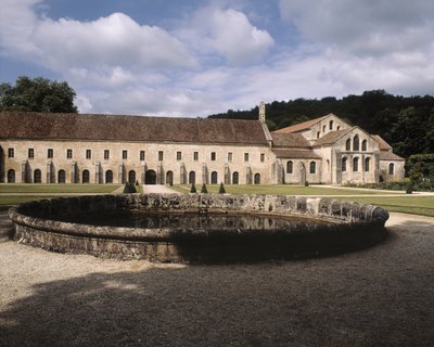 View of the abbey by Romanesque