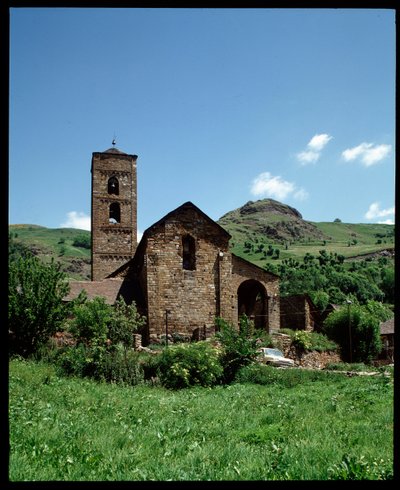 View of the church by Romanesque