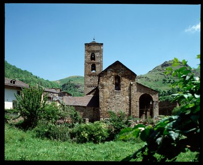 View of the church by Romanesque