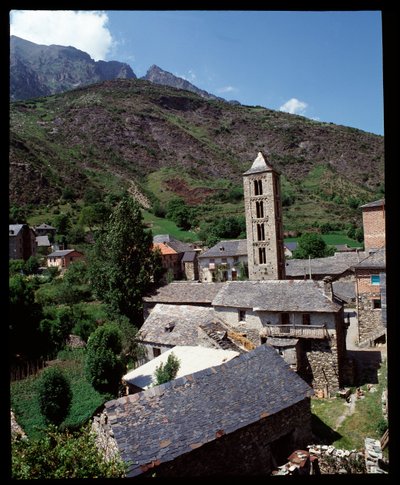 View of the Church with Belltower by Romanesque