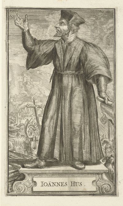 Portrait of John Hus by Romeyn de Hooghe