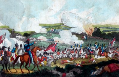 The Battle of Waterloo, 1815 by Romney