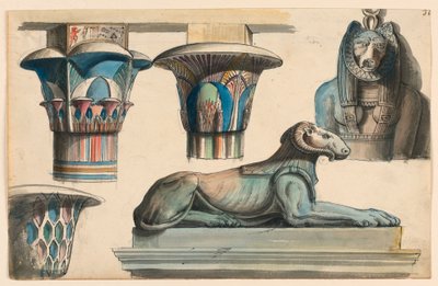 Egyptian Antiquities by Romolo Achille Liverani