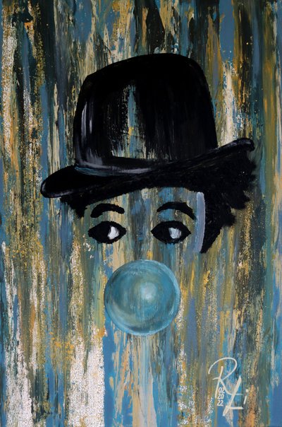 Charlie Chaplin - Balloon I by RosaLi