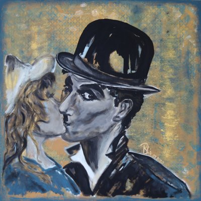 Charlie Chaplin - Der Kuss by RosaLi