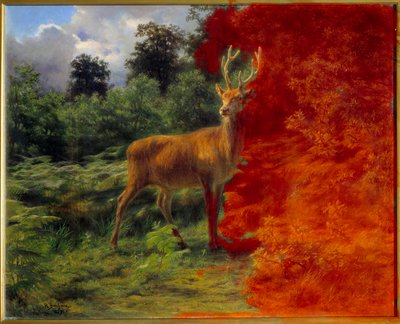 Deer Listening to the Wind by Rosa Bonheur