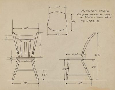 Kitchen Chair by Rosa Burger