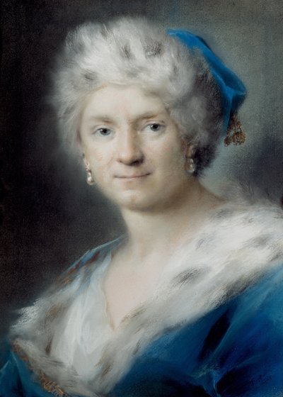 Self-Portrait as Winter, 1731 by Rosalba Giovanna Carriera