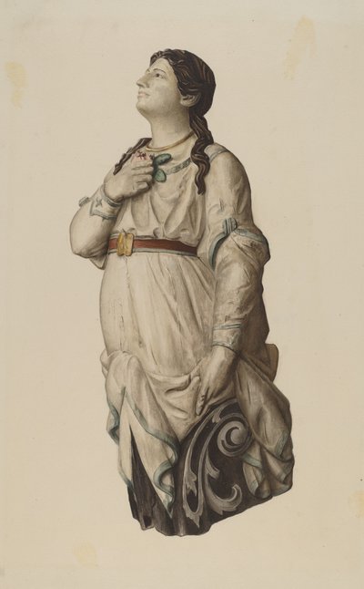 Figurehead from "Julia Lawrence" by Rosamond P. Gray