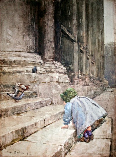Feeding the Pigeons by Rose Maynard Barton