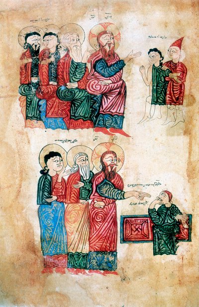 Jesus performing miracles, 1394 by Rotakes
