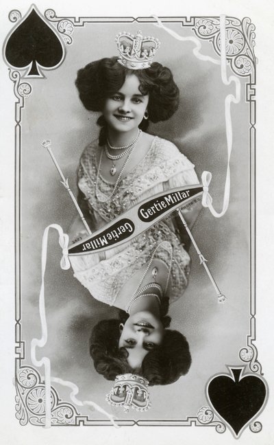 Gertie Millar, British Actress and Singer, c1905 by Rotary Photo