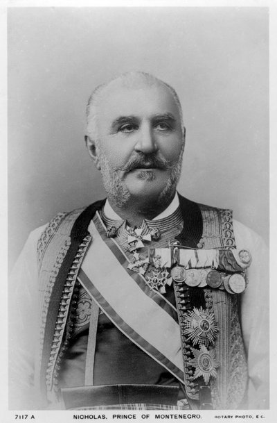 Nicholas, Prince of Montenegro by Rotary Photo