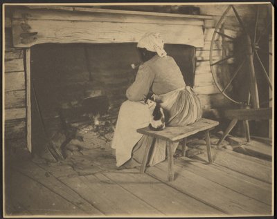 Woman by the Hearth by Rudolf Eickemeyer, Jr.