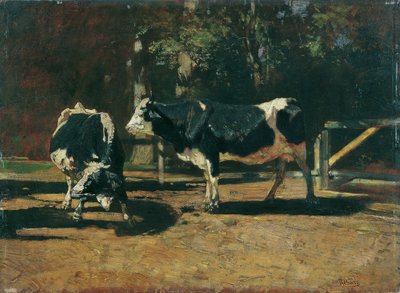 Cows in the Pasture by Rudolf Ribarz