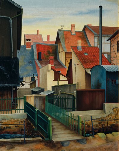At the Abzucht (in Goslar) by Rudolf Wacker