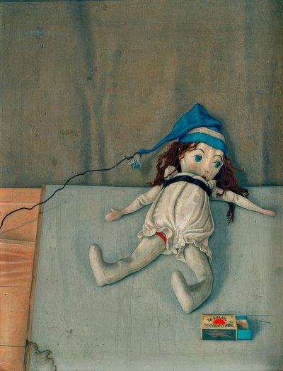 Doll with Matchbox by Rudolf Wacker