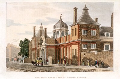 British Museum, Holborn, London, c1810 by Rudolph Ackermann