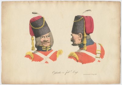 The Cossack uniform, 1820 by Rudolph Ackermann