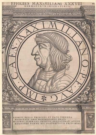 Holy Roman Emperor Maximilian I by Rudolph Wyssenbach
