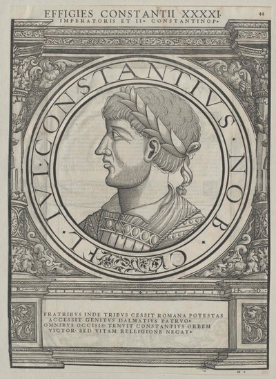 Emperor Constantius II by Rudolph Wyssenbach