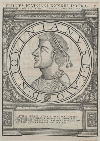 Roman Emperor Flavius Jovianus by Rudolph Wyssenbach