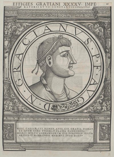 Roman Emperor Gratianus by Rudolph Wyssenbach