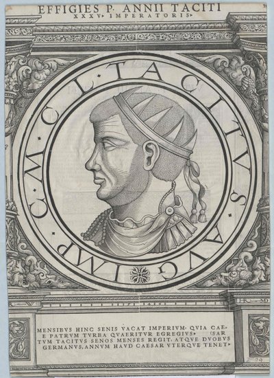 Roman emperor Tacitus by Rudolph Wyssenbach