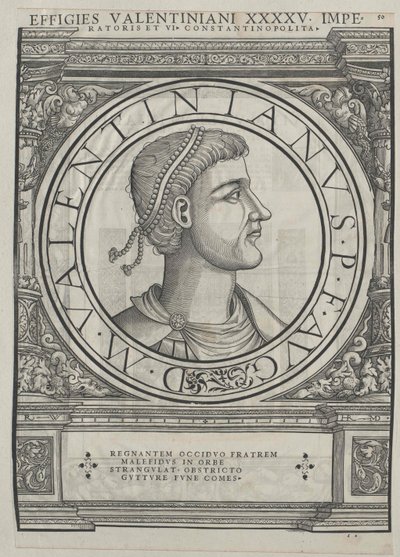Emperor Valentinian II by Rudolph Wyssenbach
