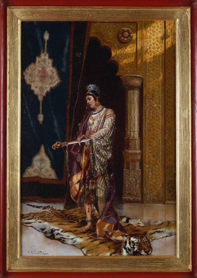 An Odalisque by Rudolphe Ernst