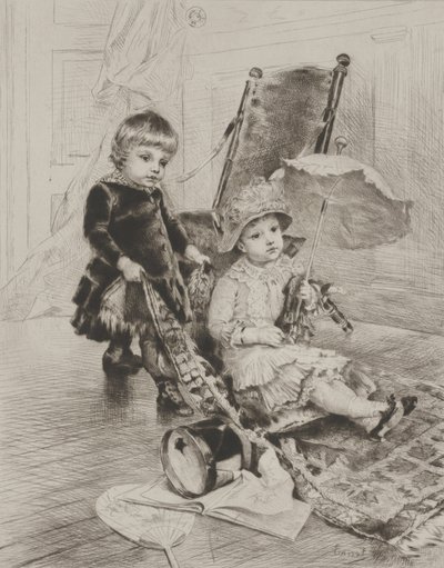 Lady in Her Carriage by Rudolphe Ernst