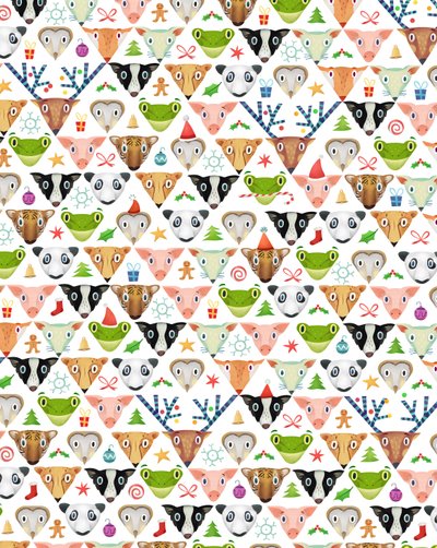 Christmas pattern, 2016 by Runa Anastasiya Rudaya