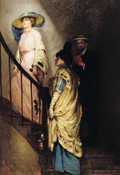 The Meeting on the Stairs by Rupert Charles Wolston Bunny