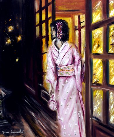 Fireflies in Kyoto, 2022 by Ruslana Levandovska