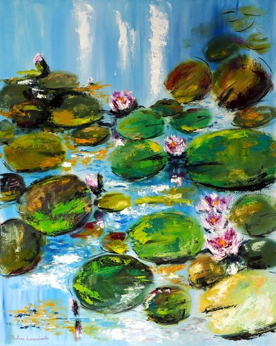 Water Lily Pond by Ruslana Levandovska
