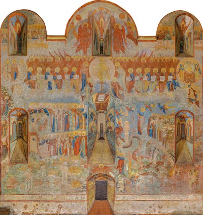The Last Judgement, Saint Sophia Cathedral, Vologda by Russian School