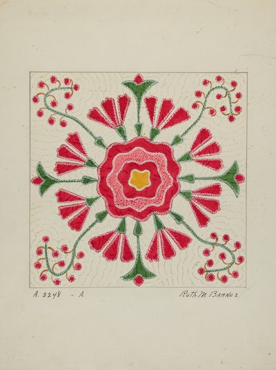 Applique Quilt by Ruth M Barnes