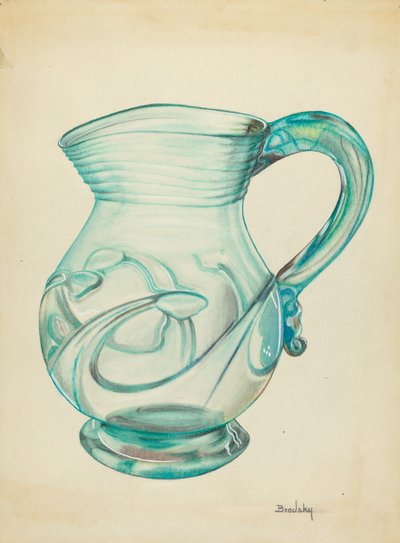 Large Pitcher by S. Brodsky