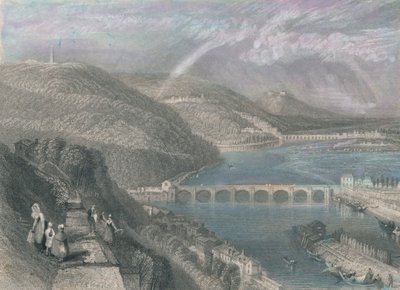 Bridge of St. Cloud from Sevres by S Fisher