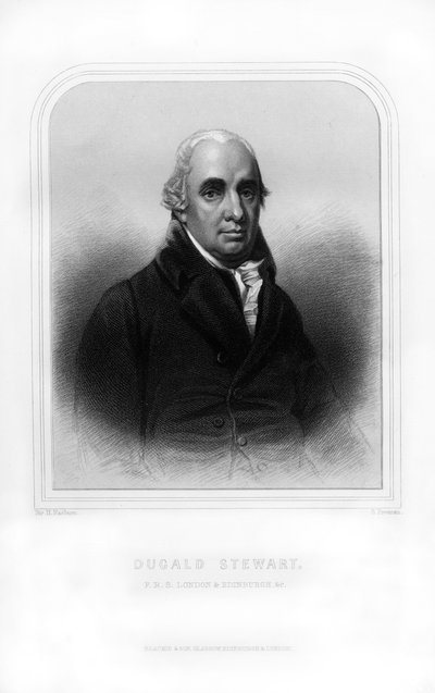 Dugald Stewart, Scottish philosopher, 1870 by S. Freeman