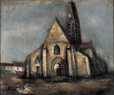Church, Alley in Paris by Saeki Yuzo
