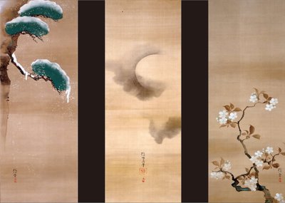Snow, Moon and Flowers by Sakai Hoitsu