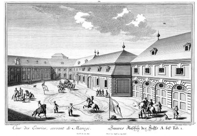 View of the Marstallhof by Salomon Kleiner