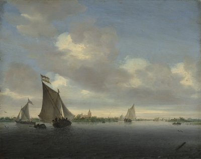 Marine by Salomon Ruysdael