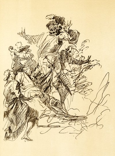 Composition Study by Salvator Rosa