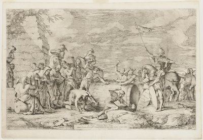 Death of Atilius Regulus by Salvator Rosa