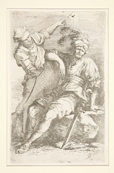 Diverse Figure (Suite) by Salvator Rosa