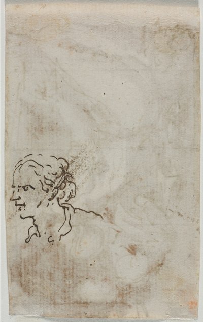 Figure Studies (verso) by Salvator Rosa