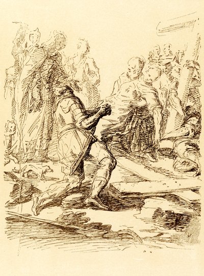 Finding of the Cross by Salvator Rosa